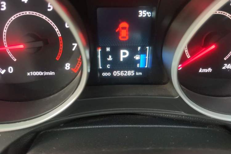 Used Mitsubishi ASX 2016 2.0L CVT Two-Wheel Drive Navigation Edition Odometer Close Up