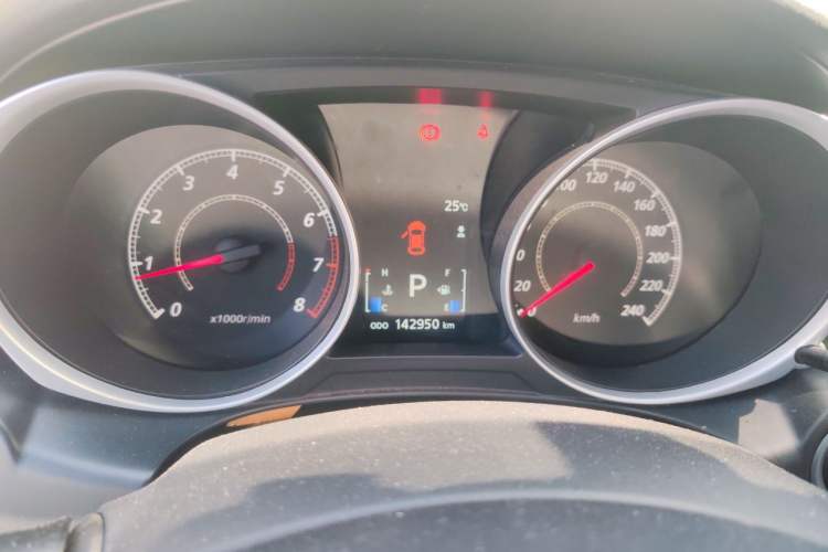 Used Mitsubishi ASX 2016 2.0L CVT Two-Wheel Drive Navigation Edition Odometer Close Up
