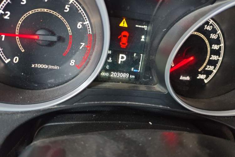 Used Mitsubishi ASX 2016 2.0L CVT Two-Wheel Drive Navigation Edition Odometer Close Up