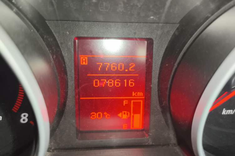 Used Mitsubishi ASX 2016 1.6L Manual Two-Wheel Drive Pioneer Edition Odometer Close Up