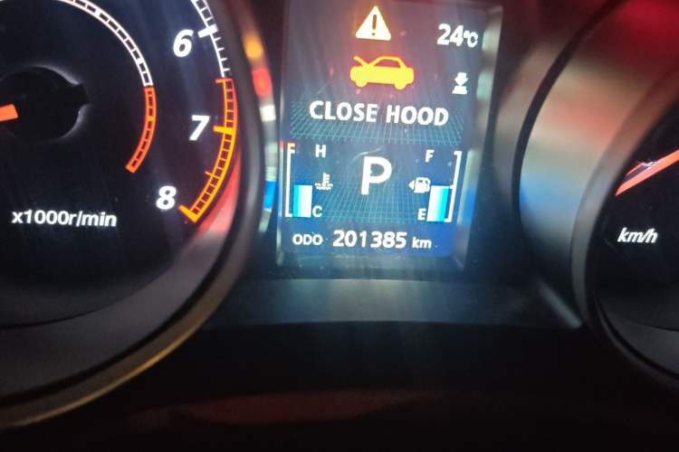 Used Mitsubishi ASX 2016 2.0L CVT Two-Wheel Drive Navigation Edition Odometer Close Up