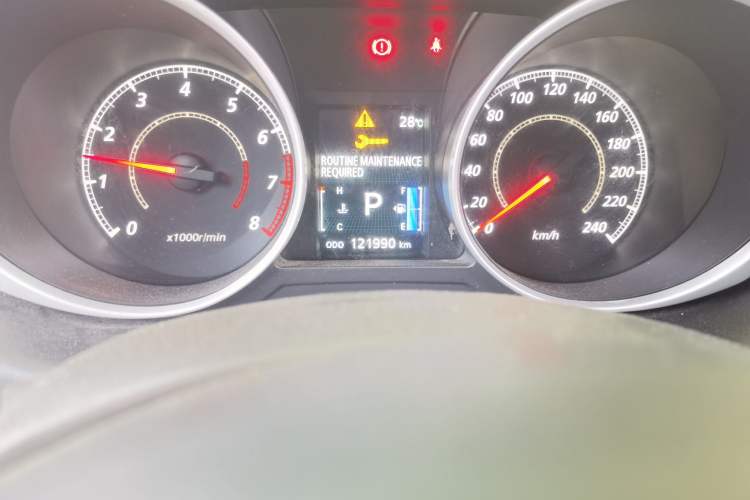 Used Mitsubishi ASX 2016 2.0L CVT Two-Wheel Drive Navigation Edition Odometer Close Up