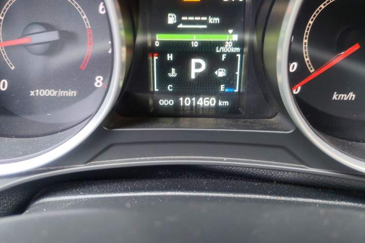 Used Mitsubishi ASX 2016 2.0L CVT Two-Wheel Drive Navigation Edition Odometer Close Up