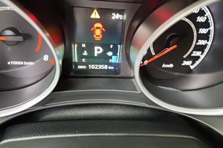 Used Mitsubishi ASX 2016 2.0L CVT Two-Wheel Drive Navigation Edition Odometer Close Up