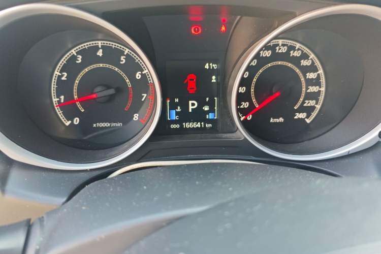 Used Mitsubishi ASX 2016 2.0L CVT Two-Wheel Drive Navigation Edition Odometer Close Up