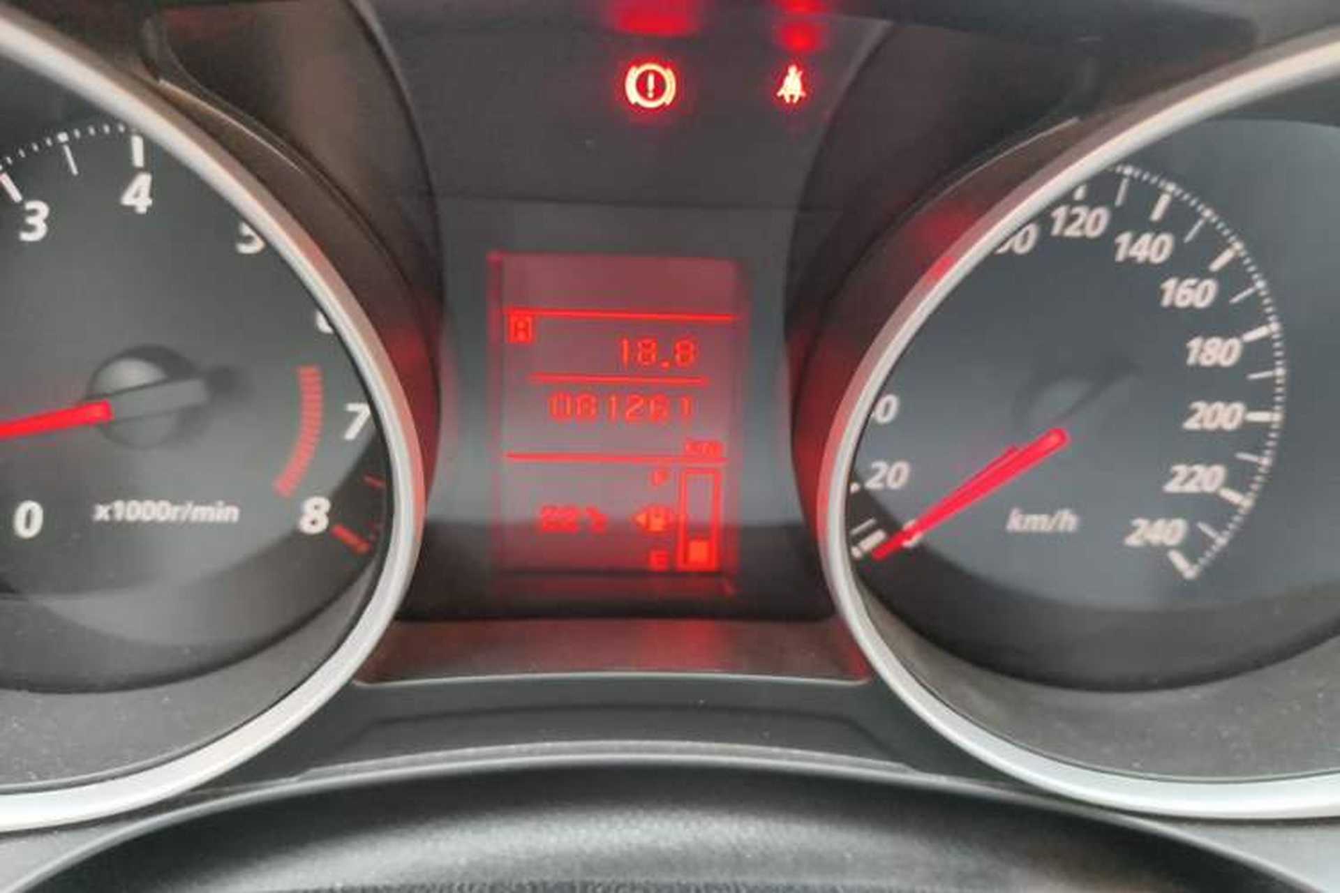 Used Mitsubishi ASX 2016 1.6L Manual Two-Wheel Drive Pioneer Edition Odometer Close Up