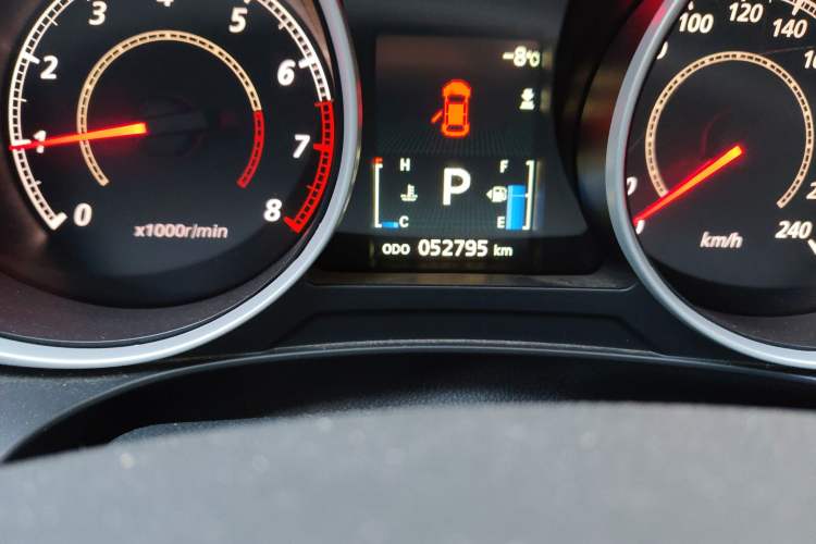 Used Mitsubishi ASX 2016 2.0L CVT Two-Wheel Drive Navigation Edition Odometer Close Up