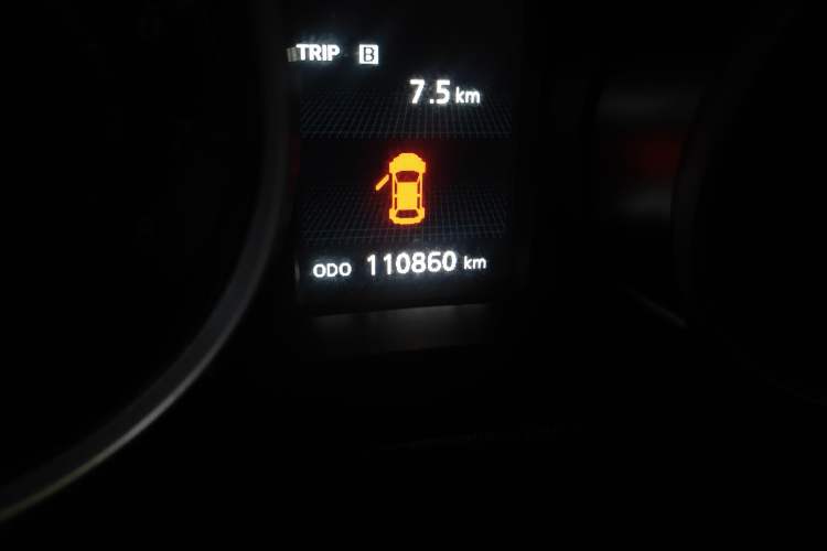Used Mitsubishi ASX 2016 2.0L CVT Two-Wheel Drive Navigation Edition Odometer Close Up