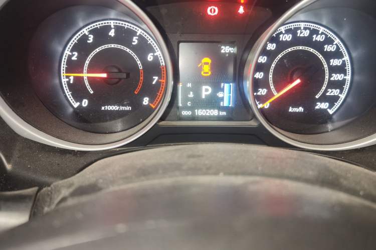 Used Mitsubishi ASX 2016 2.0L CVT Two-Wheel Drive Navigation Edition Odometer Close Up