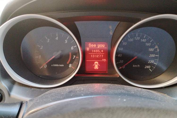 Used Mitsubishi ASX 2018 1.6L Manual Two-Wheel Drive Fashion Edition Odometer Close Up