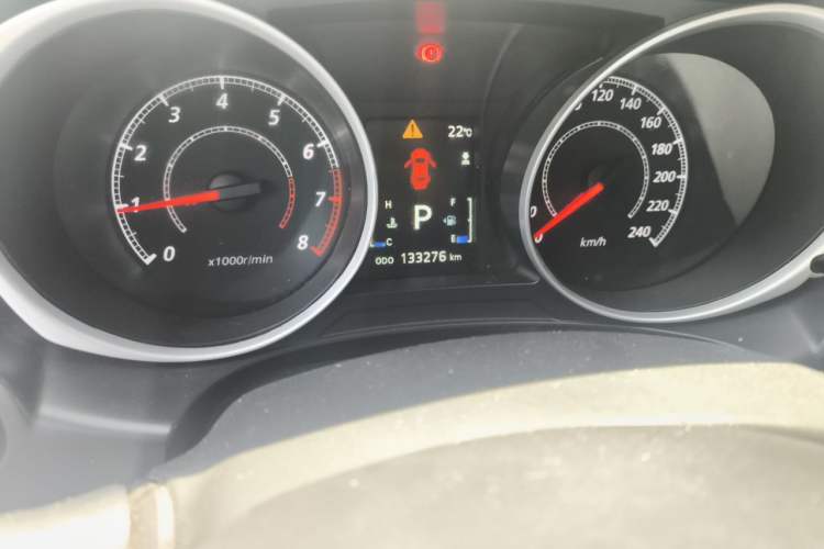 Used Mitsubishi ASX 2018 2.0L CVT Two-Wheel Drive Deluxe Edition Odometer Close Up