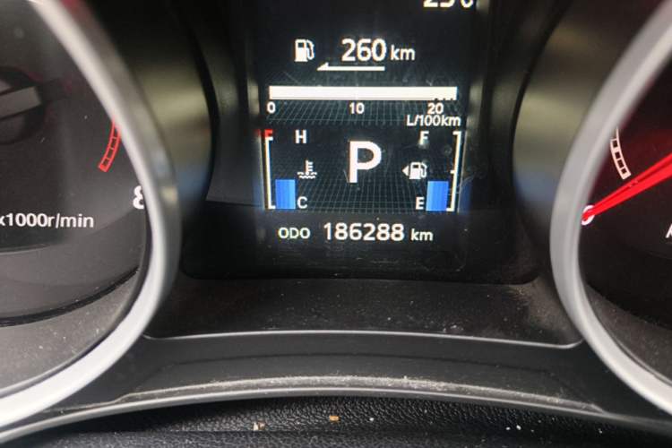 Used Mitsubishi ASX 2018 2.0L CVT Two-Wheel Drive Deluxe Edition Odometer Close Up