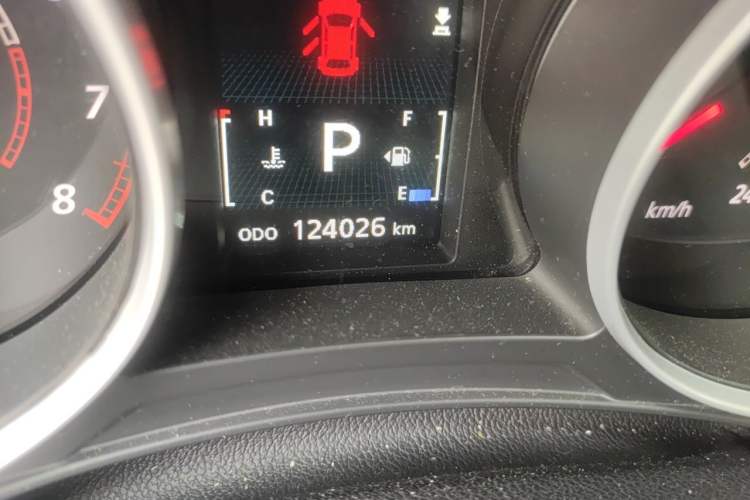 Used Mitsubishi ASX 2018 2.0L CVT Two-Wheel Drive Deluxe Edition Odometer Close Up