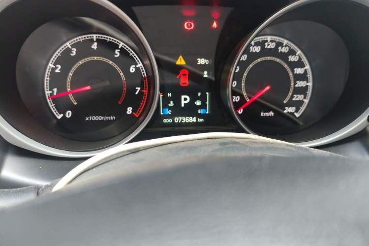 Used Mitsubishi ASX 2018 2.0L CVT Two-Wheel Drive Deluxe Edition Odometer Close Up