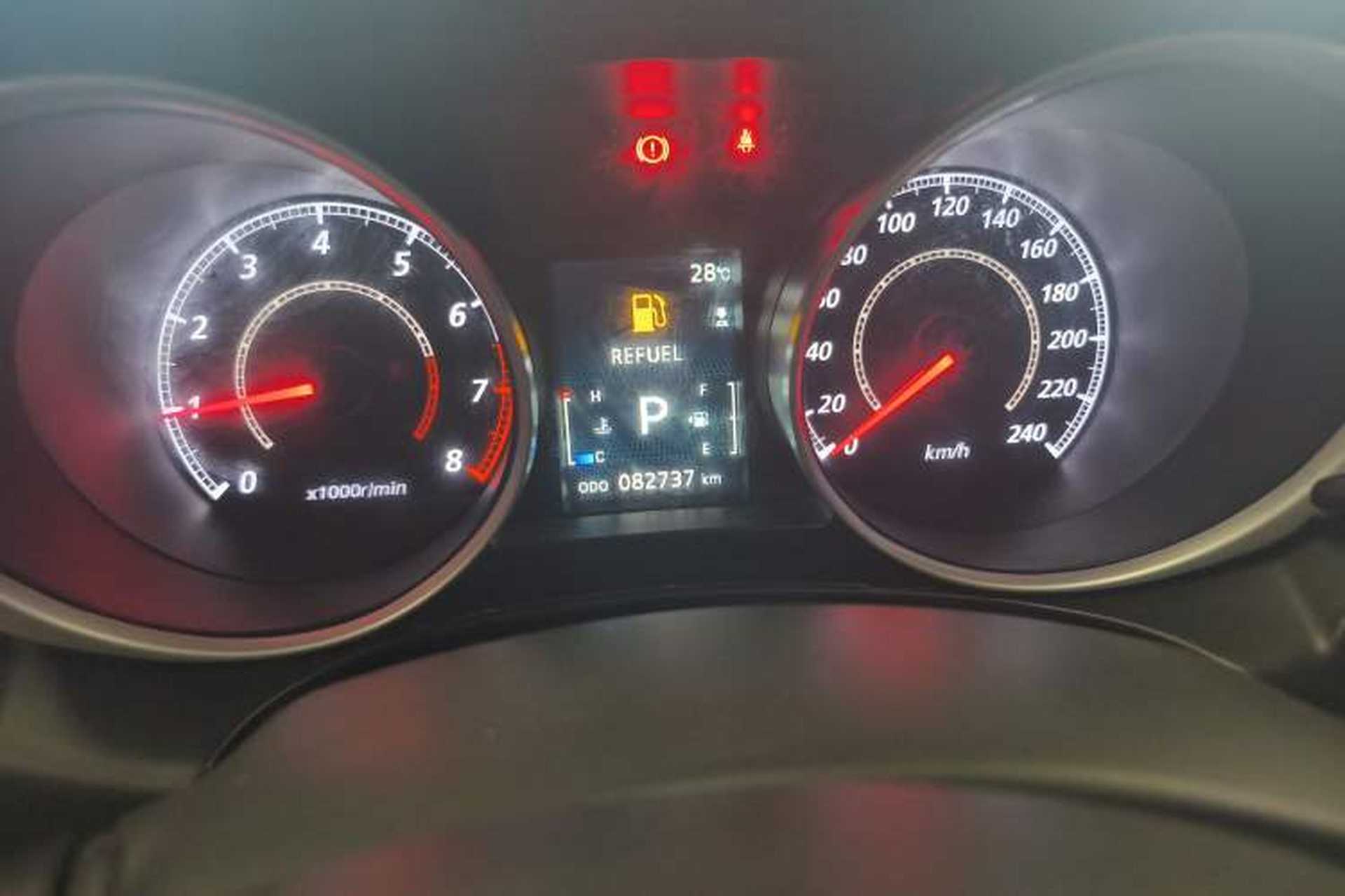 Used Mitsubishi ASX 2018 2.0L CVT Two-Wheel Drive Deluxe Edition Odometer Close Up