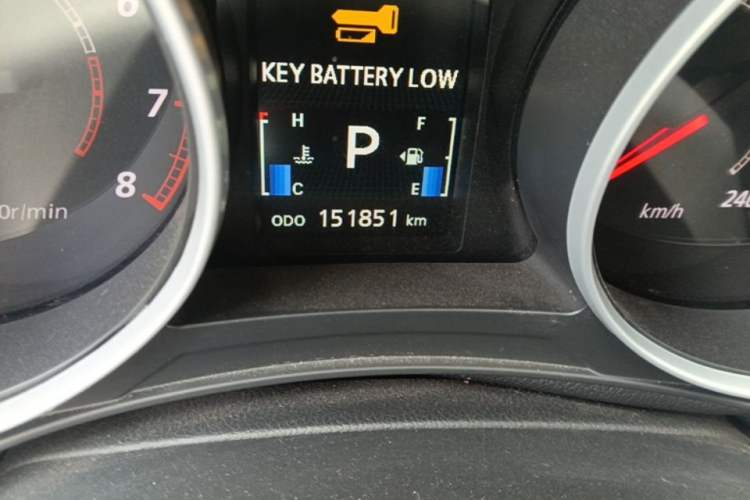 Used Mitsubishi ASX 2018 2.0L CVT Two-Wheel Drive Deluxe Edition Odometer Close Up