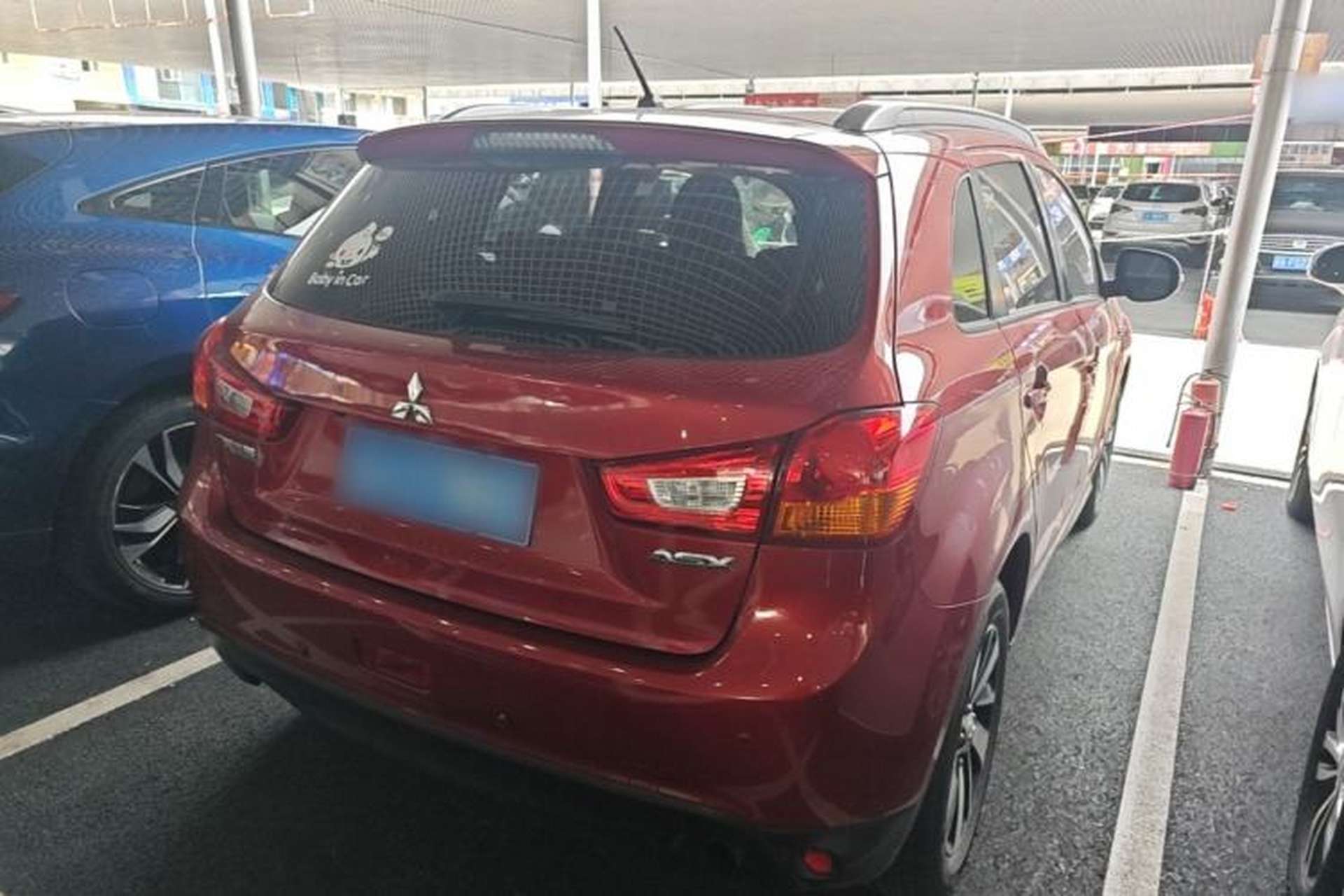 Used Mitsubishi ASX 2018 2.0L CVT Two-Wheel Drive Deluxe Edition Rear Right 45 Deg