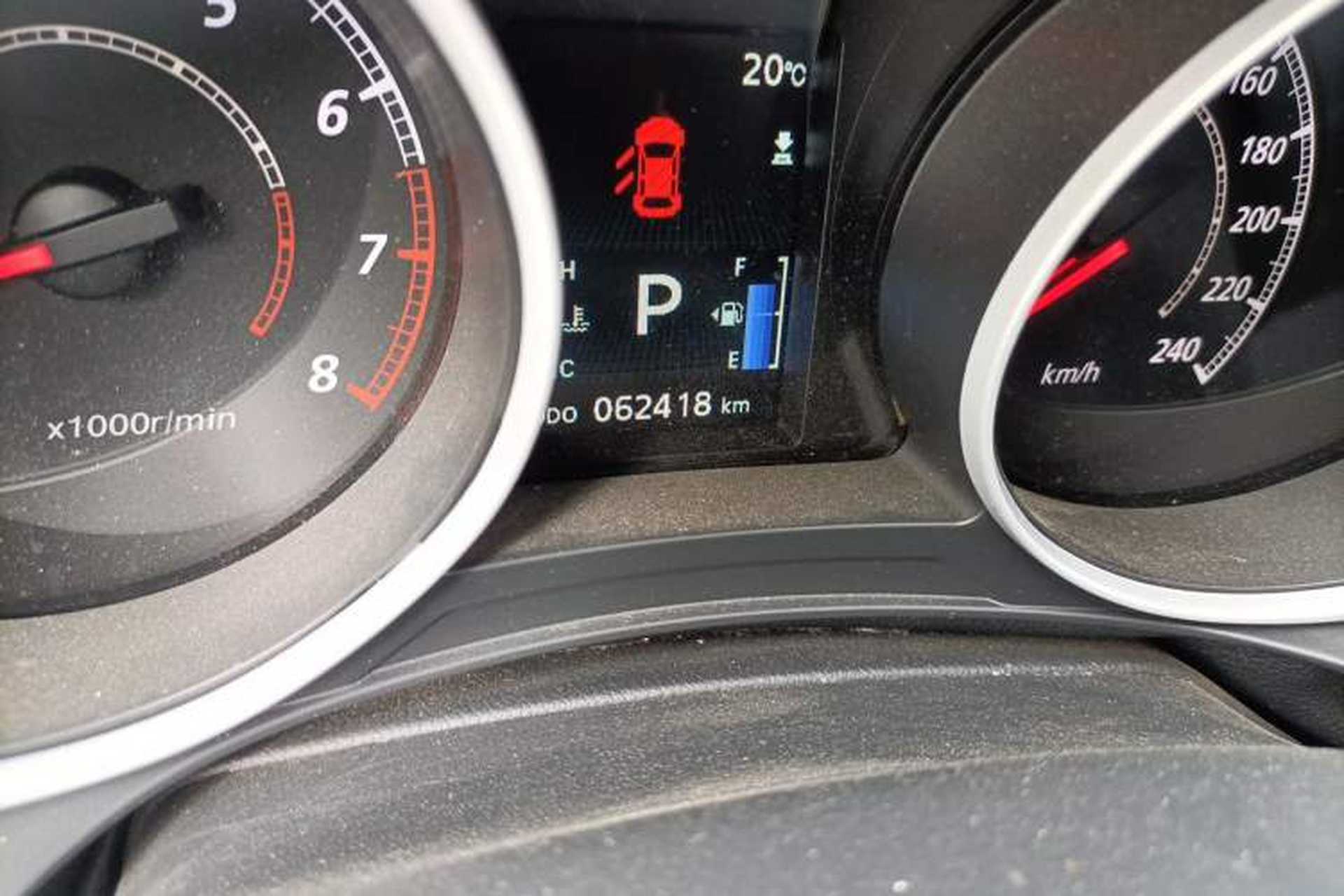 Used Mitsubishi ASX 2018 2.0L CVT Two-Wheel Drive Deluxe Edition Odometer Close Up