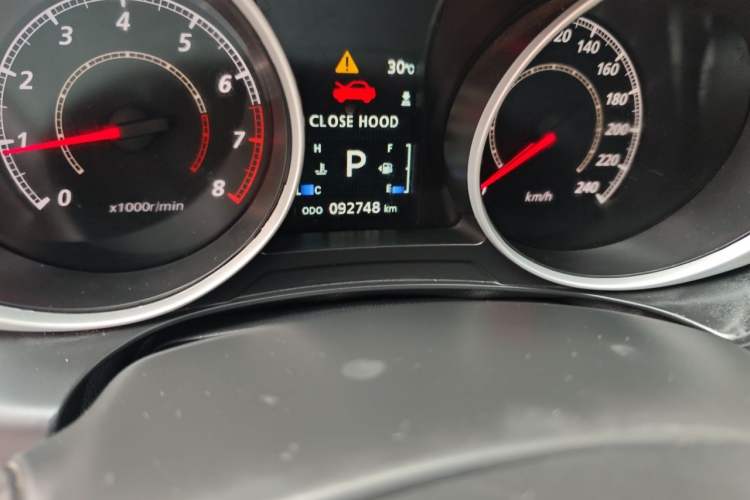 Used Mitsubishi ASX 2018 2.0L CVT Two-Wheel Drive Deluxe Edition Odometer Close Up