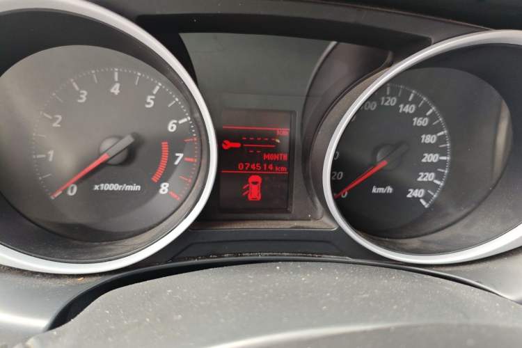 Used Mitsubishi ASX 2018 1.6L Manual Two-Wheel Drive Fashion Edition Odometer Close Up