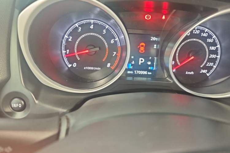 Used Mitsubishi ASX 2018 2.0L CVT Two-Wheel Drive Deluxe Edition Odometer Close Up