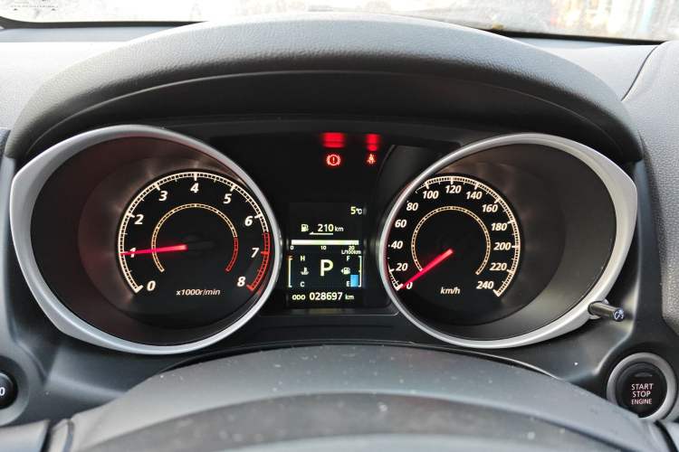 Used Mitsubishi ASX 2018 2.0L CVT Two-Wheel Drive Deluxe Edition Odometer Close Up