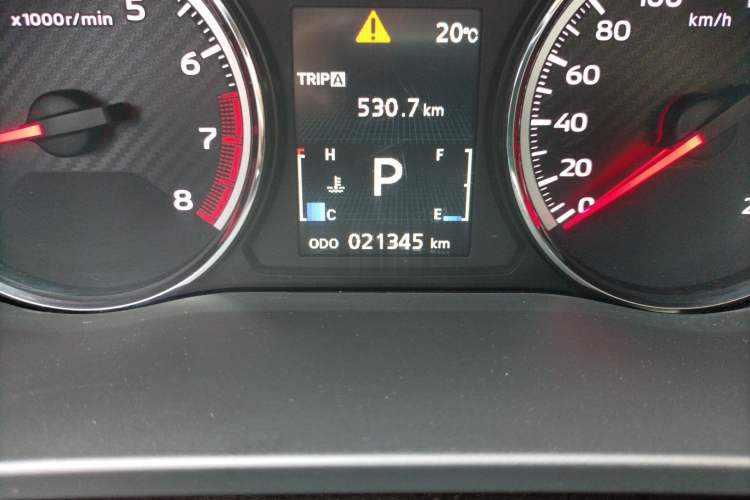 Used Mitsubishi ASX 2020 2.0L CVT Smart Edition Odometer Close Up