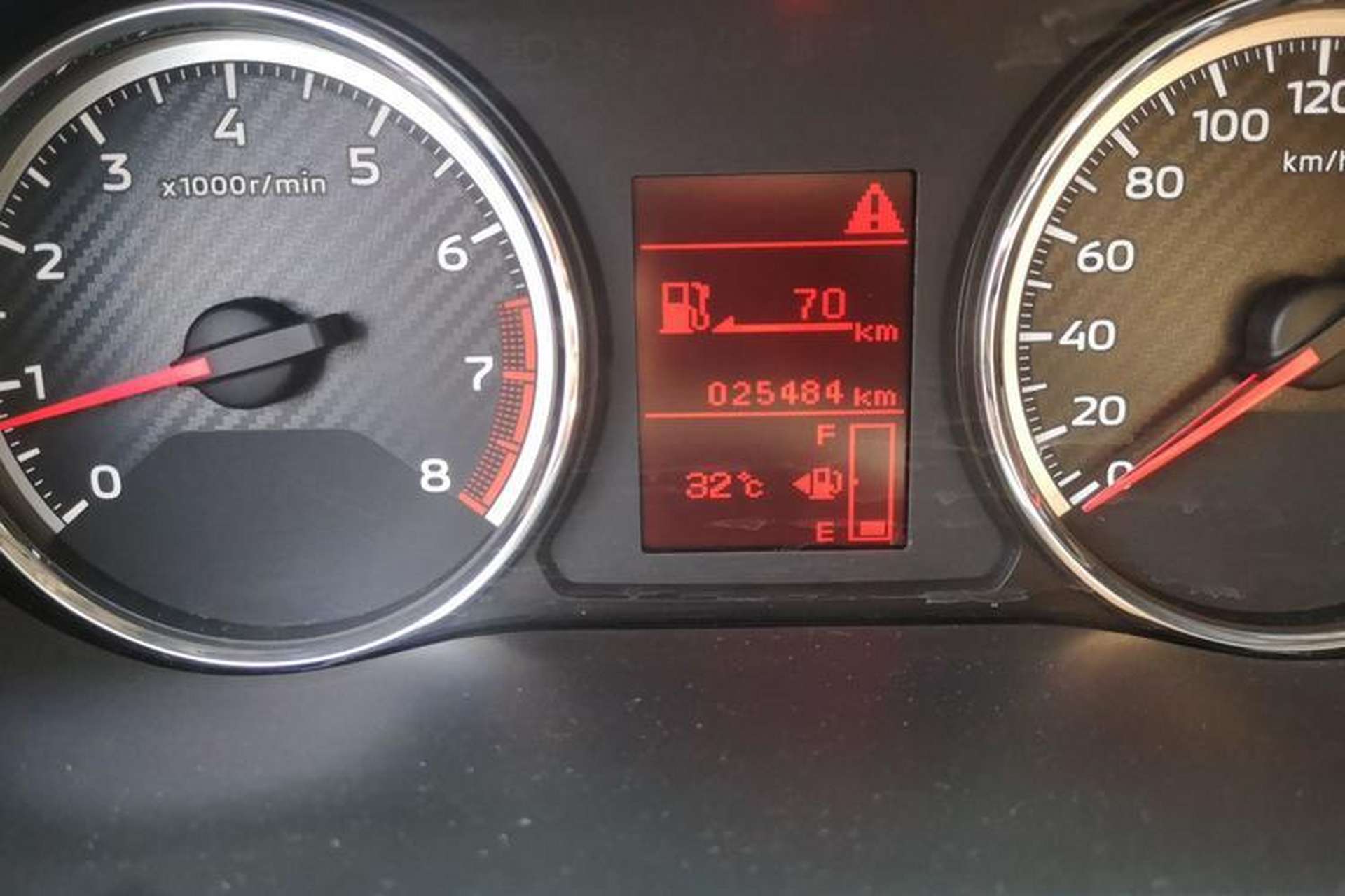 Used Mitsubishi ASX 2020 1.6L Manual FENGSHANG Edition Odometer Close Up