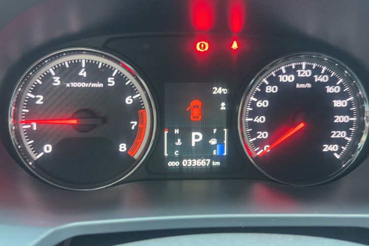 Used Mitsubishi ASX 2020 2.0L CVT Active Version Odometer Close Up