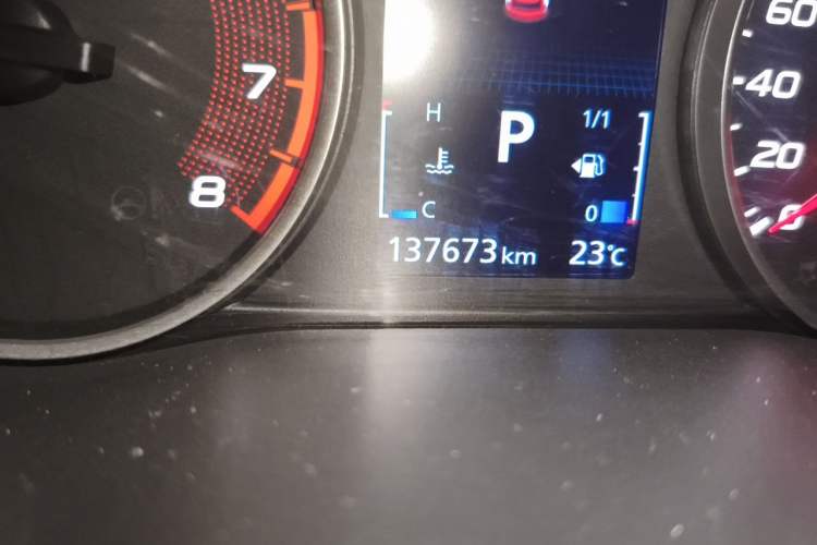 Used Mitsubishi Eclipse Cross 2018 1.5T CVT Two-Wheel Drive Dream Edition Odometer Close Up