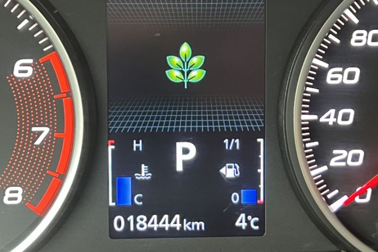 Used Mitsubishi Eclipse Cross 2018 1.5T CVT Two-Wheel Drive Belief Edition Odometer Close Up