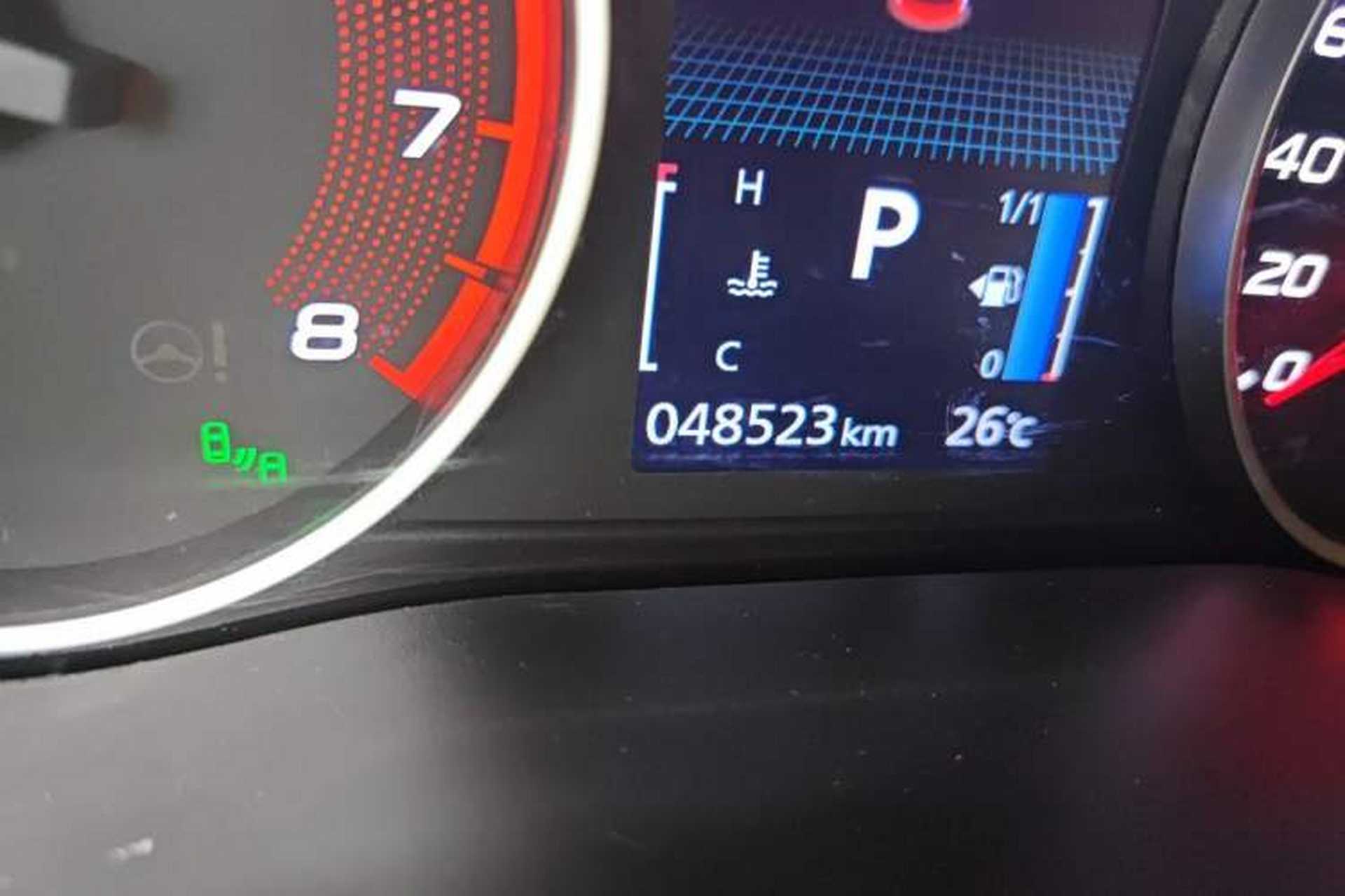 Used Mitsubishi Eclipse Cross 2018 1.5T CVT Four-Wheel Drive TrueMe Edition Odometer Close Up