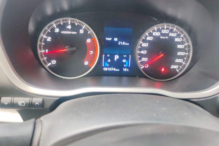 Used Mitsubishi Eclipse Cross 2018 1.5T CVT Two-Wheel Drive Dream Edition Odometer Close Up