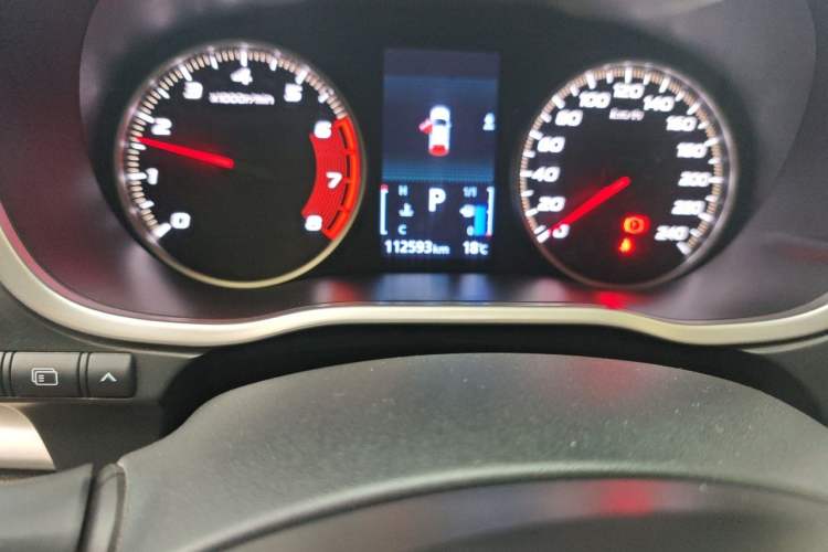 Used Mitsubishi Eclipse Cross 2018 1.5T CVT Two-Wheel Drive Belief Edition Odometer Close Up
