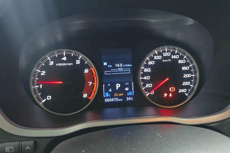 Used Mitsubishi Eclipse Cross 2019 1.5T CVT Two-Wheel Drive Belief Edition China VI Standard Instrument Cluster