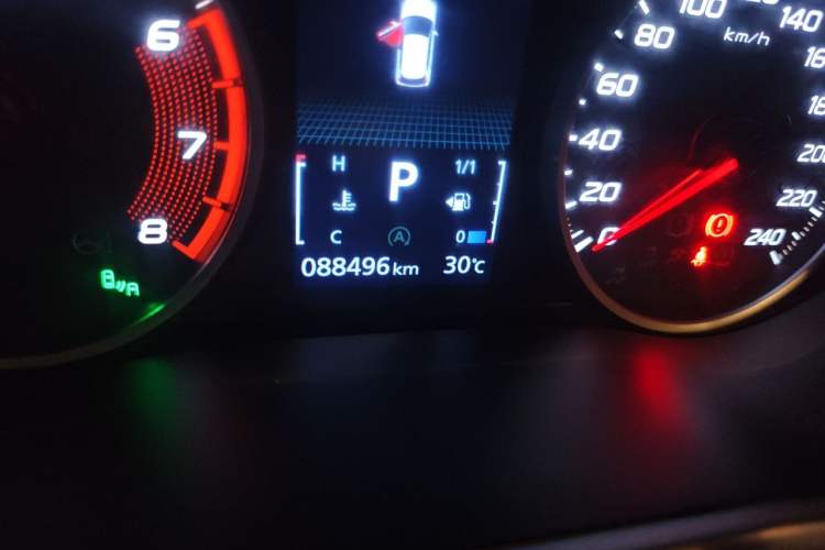 Used Mitsubishi Eclipse Cross 2019 1.5T CVT 4x4 TrueMe Edition China VI Standard Odometer Close Up