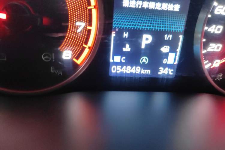 Used Mitsubishi Eclipse Cross 2019 1.5T CVT Two-Wheel Drive Dream Edition China VI Standard Odometer Close Up