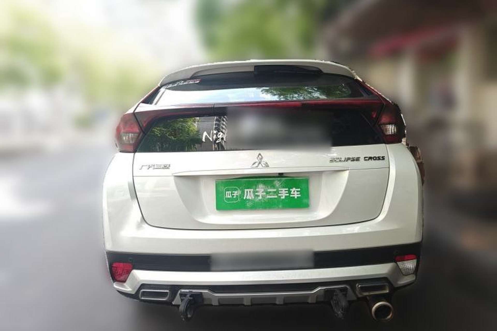 Used Mitsubishi Eclipse Cross 2019 1.5T CVT Two-Wheel Drive Fearless Edition China V Standard Rear
