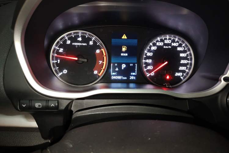 Used Mitsubishi Eclipse Cross 2021 1.5T CVT Two-Wheel Drive Belief Edition Odometer Close Up