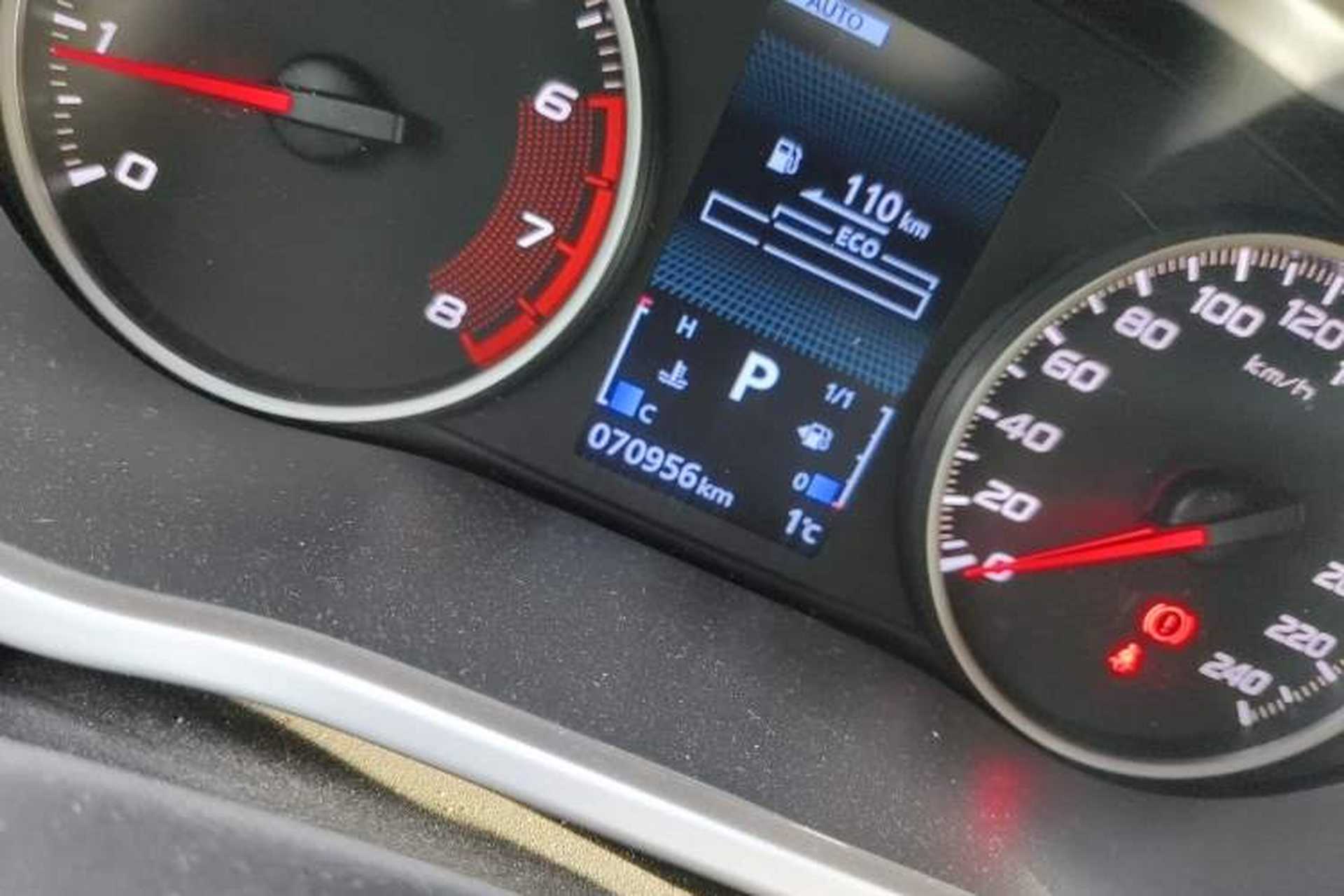Used Mitsubishi Eclipse Cross 2021 1.5T CVT Four-Wheel Drive Passion Edition Odometer Close Up