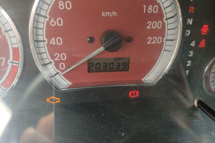 Used Mitsubishi LANCER 2010 Excellence Edition 1.6L Automatic Luxury Model Odometer Close Up