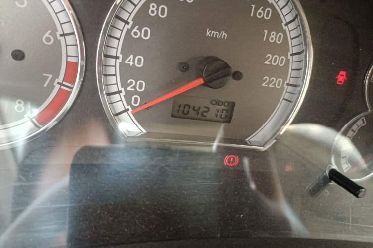 Used Mitsubishi LANCER 2010 Excellence Edition 1.6L Manual Comfort Model Odometer Close Up