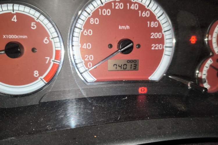 Used Mitsubishi LANCER 2012 1.6L Manual Comfort Edition SEi Odometer Close Up