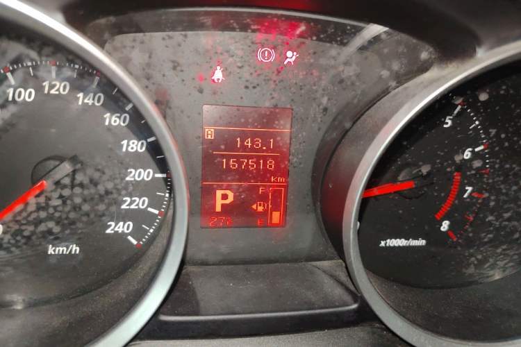 Used Mitsubishi Lancer EX 2010 Fashion Edition 1.8L CVT Comfort Trim Odometer Close Up