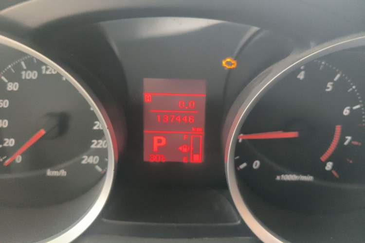 Used Mitsubishi Lancer EX 2010 Fashion Edition 1.8L CVT Comfort Trim Odometer Close Up