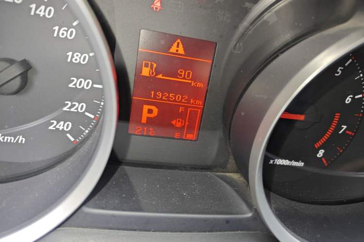 Used Mitsubishi Lancer EX 2010 Fashion Edition 1.8L CVT Comfort Trim Odometer Close Up