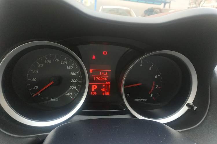Used Mitsubishi Lancer EX 2010 Fashion Edition 1.8L CVT Comfort Trim Odometer Close Up