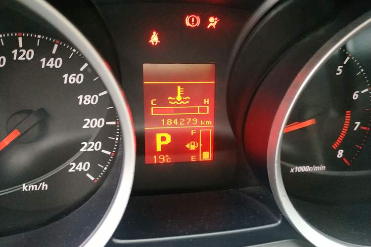 Used Mitsubishi Lancer EX 2010 Fashion Edition 1.8L CVT Comfort Trim Odometer Close Up