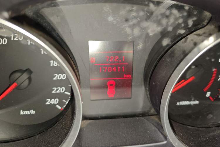 Used Mitsubishi Lancer EX 2010 Fashion Edition 1.8L CVT Comfort Trim Odometer Close Up