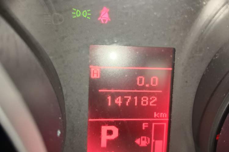 Used Mitsubishi Lancer EX 2010 Fashion Edition 1.8L CVT Comfort Trim Odometer Close Up